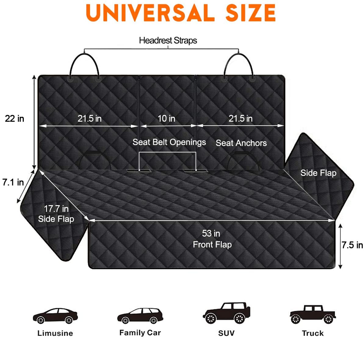Dog Car Seat Cover Protector 