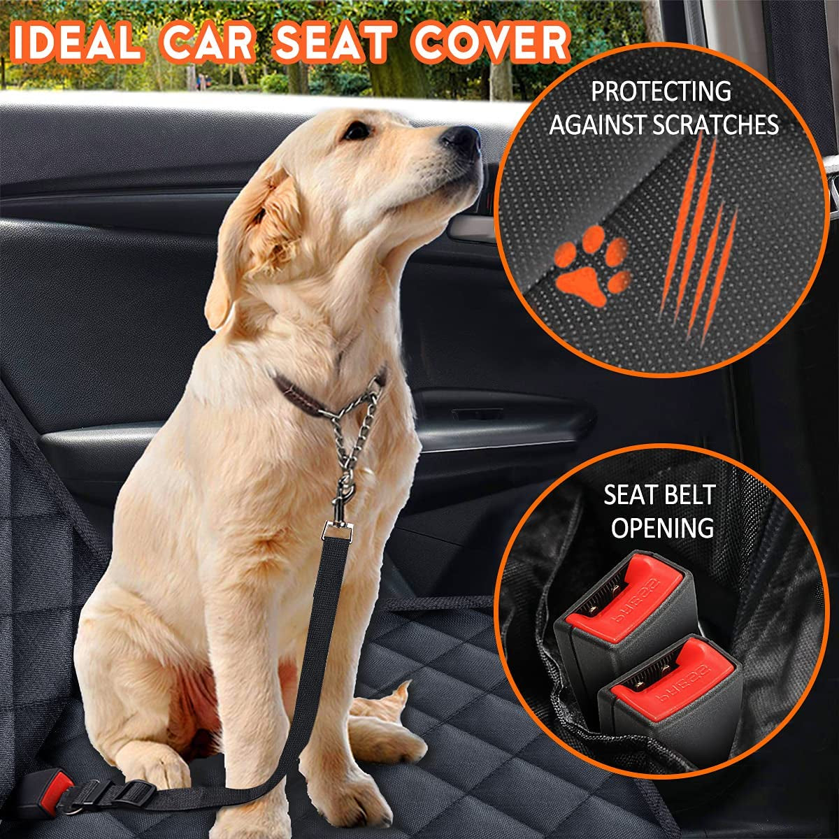 Dog Car Seat Cover Protector 